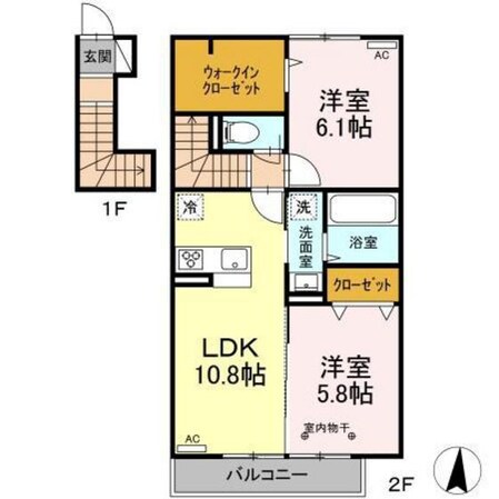 ベルシエールの物件間取画像